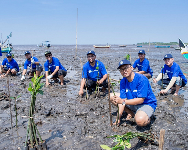 Indonesia Employees Planting